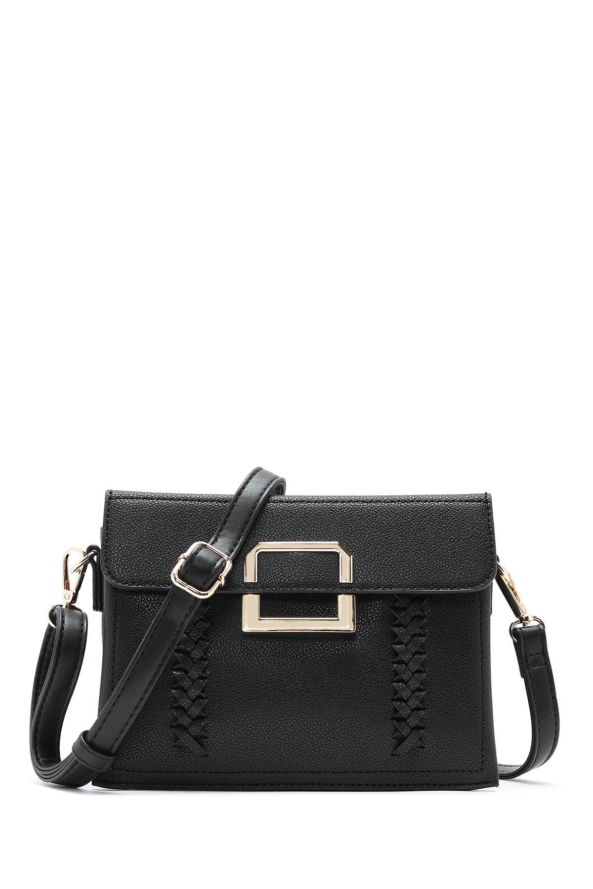 Women's Black Long Strap Crossbody Bag 24WBD2853FT | Derimod