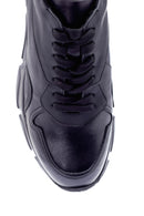 Men's Leather High-Sole Sneaker | Derimod