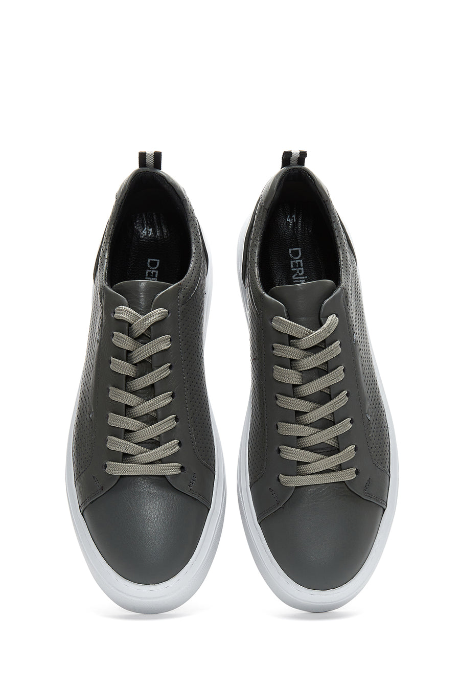 Erkek Deri Delikli Sneaker