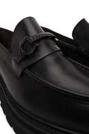 Erkek Siyah Deri Casual Loafer | Derimod