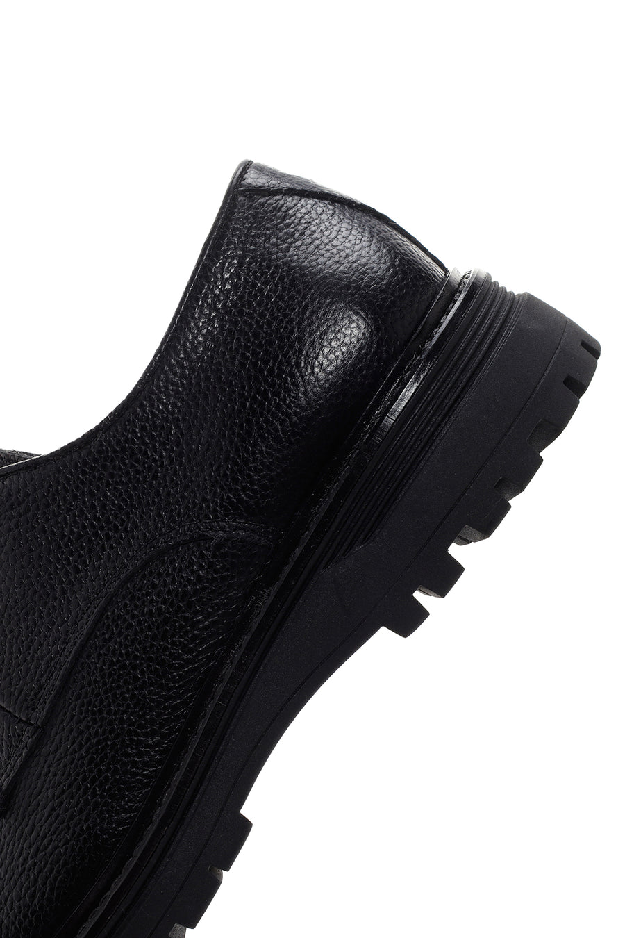 Men's Black Leather Casual Shoes