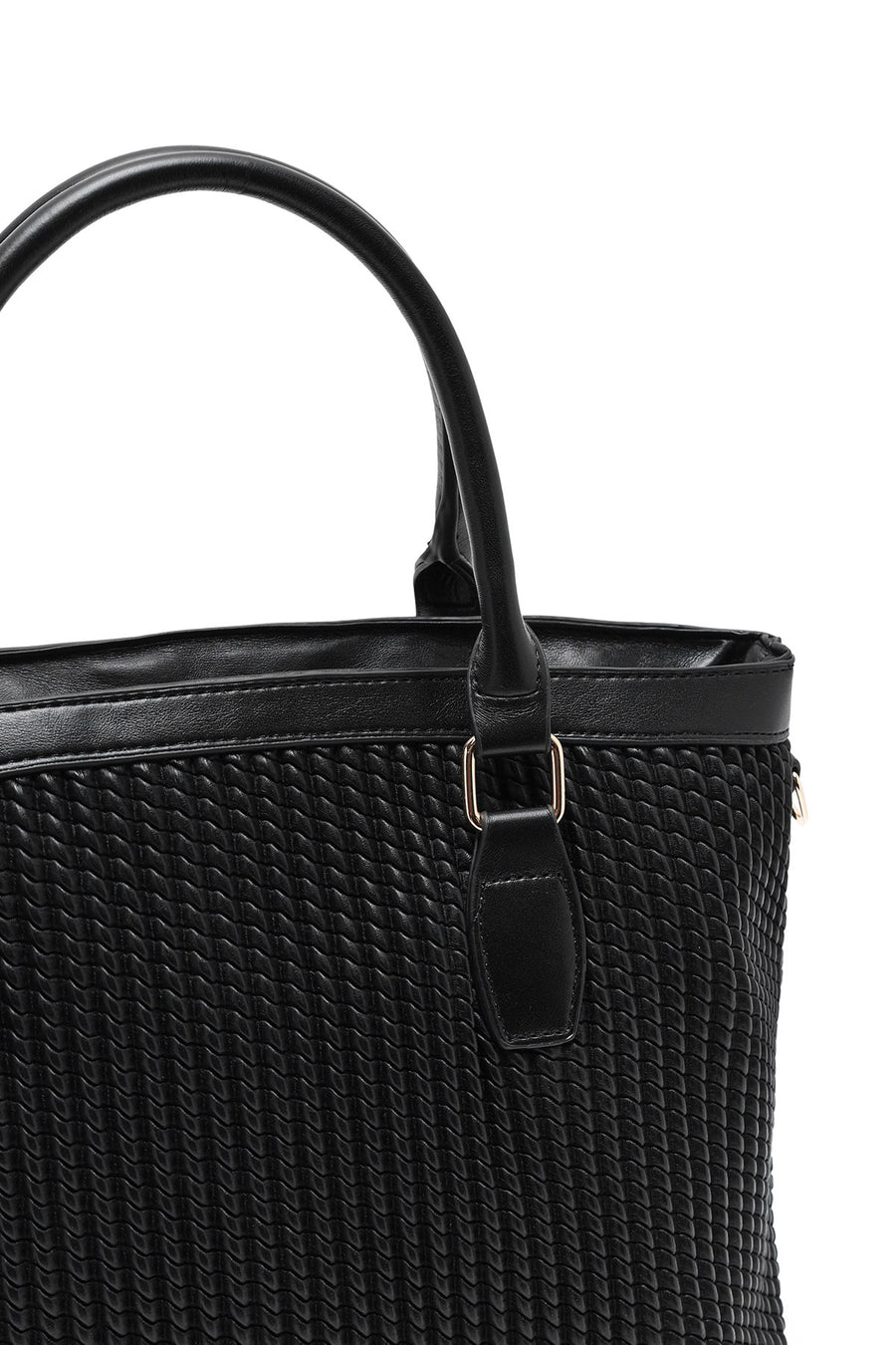 Women's Black Long Strap Printed Shoulder Bag