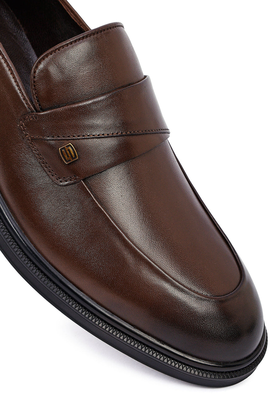 Male Brown Leather Classic Loafer
