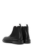 Men's Black Leather Casual Chelsea Boots | Derimod