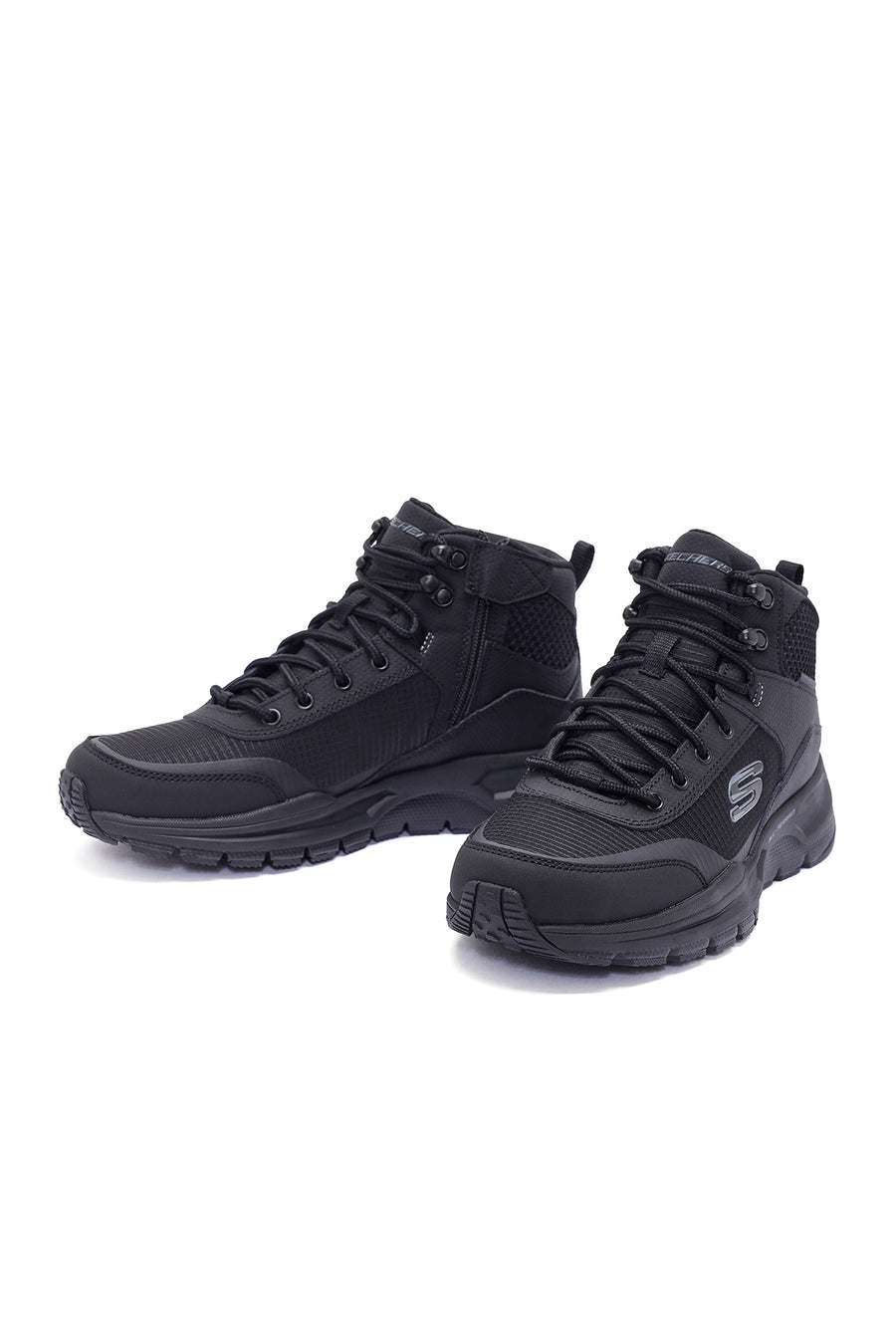 Skechers Erkek Siyah Escape Plan 2.0 - Woodrock Bağcıklı Spor Bot