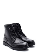 Erkek Deri Fermuarlı Casual Bot | Derimod