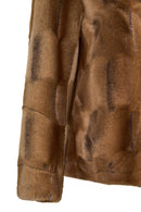 Altabadia Kadın Camel Oversize Teddy Mont | Derimod