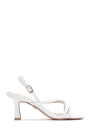 Women's White Heeled Sandals | Derimod