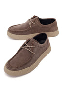 Male Mink Lace-Up Suede Casual Shoes | Derimod