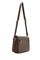 Women's Mink Brown Long Strap Crossbody Bag | Derimod