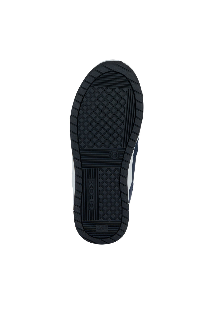 Geox Boys Navy Blue Perth Lace-Up Ankle Sneakers