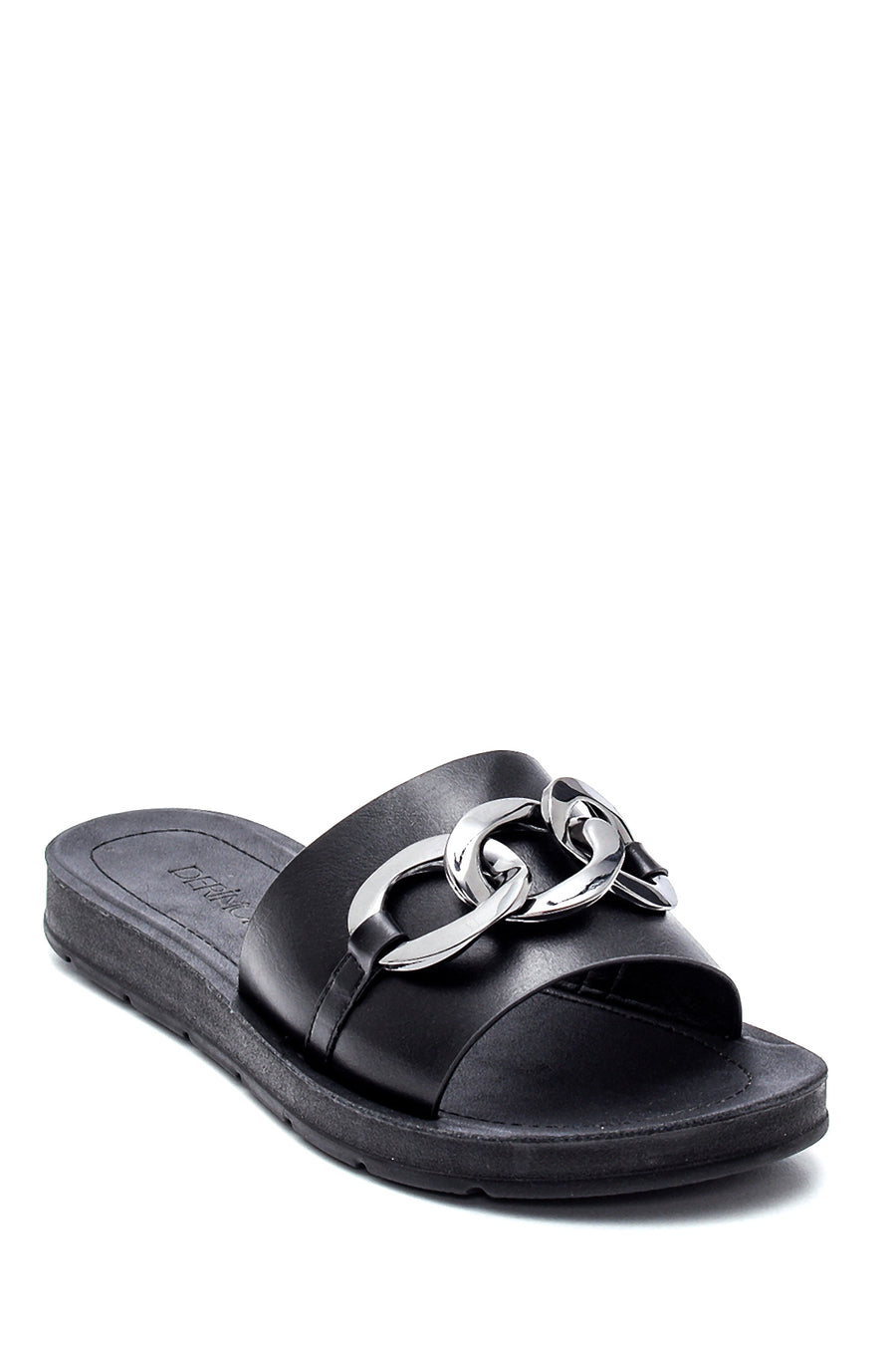 Women's Chain Detailed Slippers