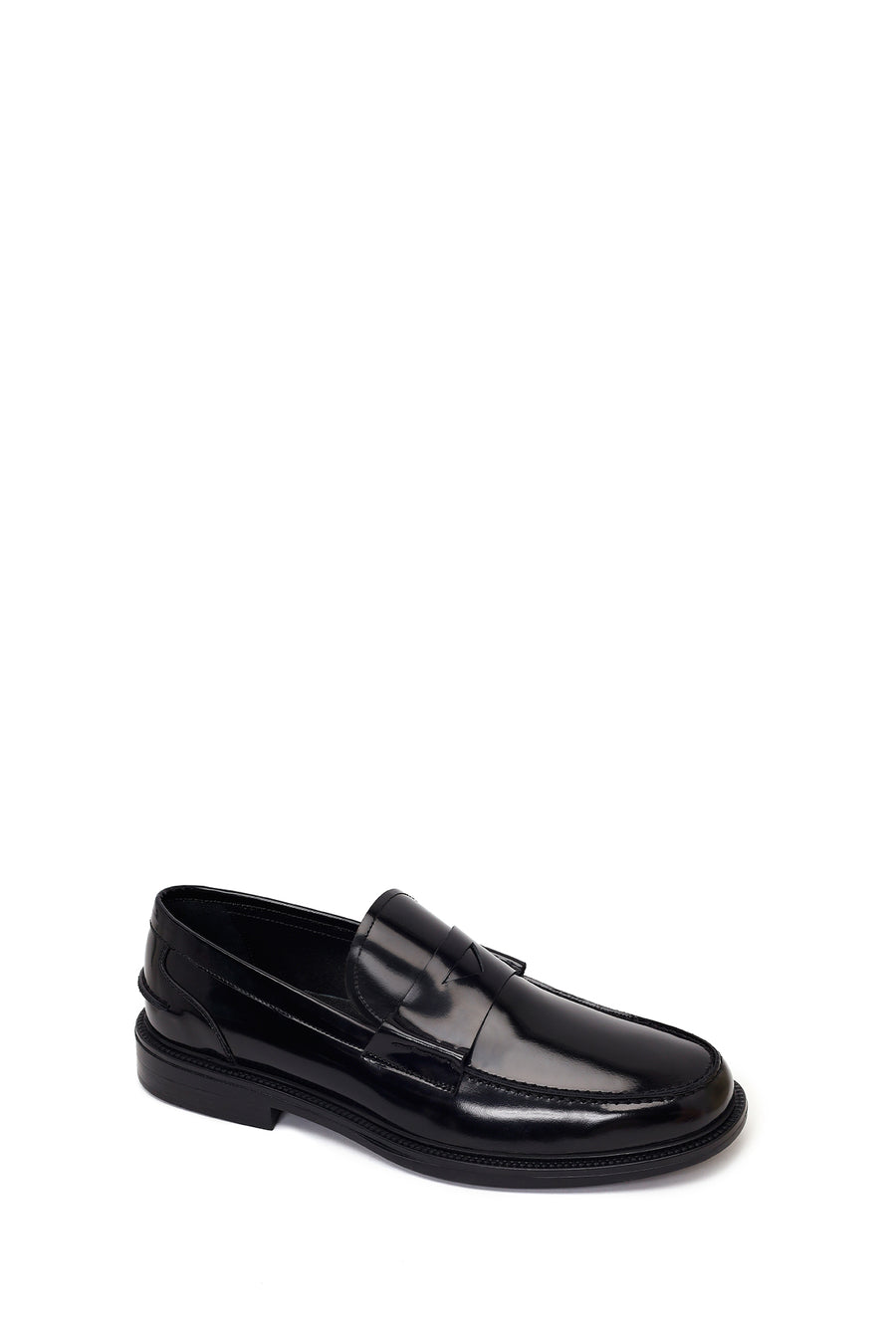 Erkek Siyah Deri Klasik Loafer