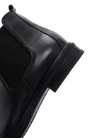 Men's Black Chelsea Casual Leather Boots | Derimod