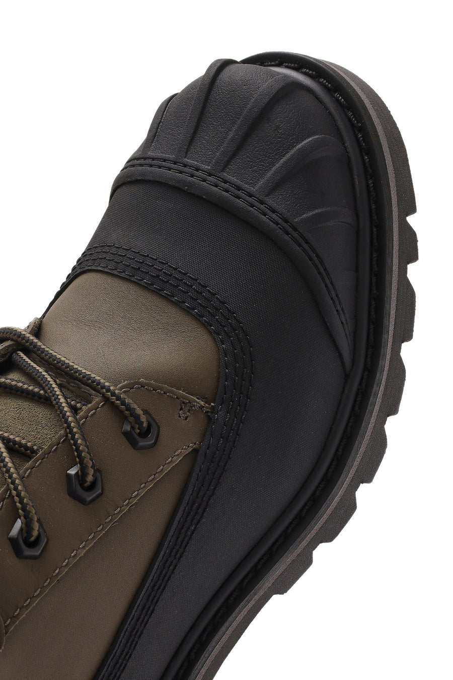 Caterpillar Men's Green Colorado Galosh WP Lace-Up Leather Combat Boots