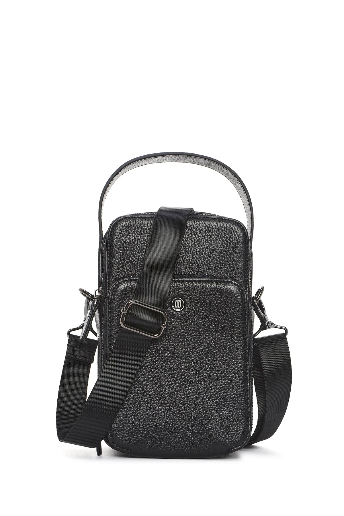 Men's Black Long Strap Leather Handbag 25SBD3501FT | Derimod