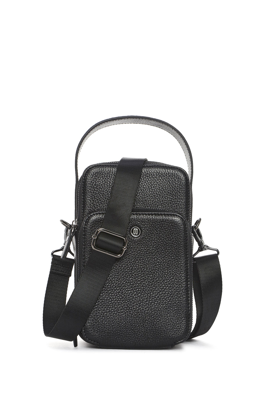 Men's Black Long Strap Leather Handbag 25SBD3501FT | Derimod