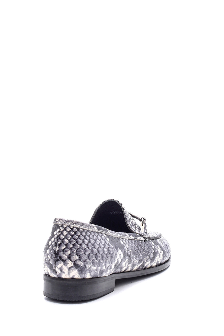 Women's Snake Pattern Leather Loafer