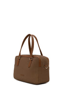 Woman Tan Long Strap Printed Shoulder Bag | Derimod