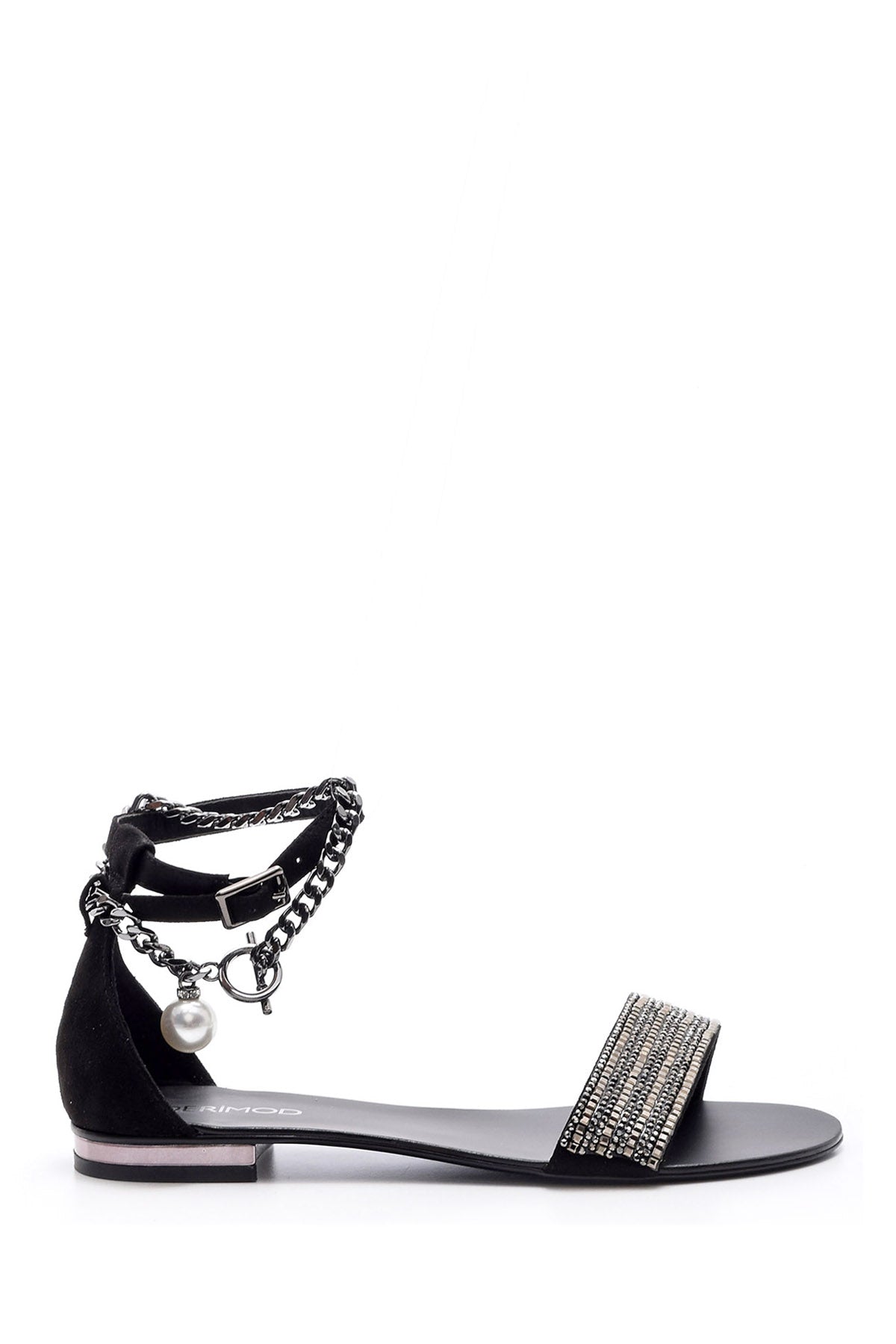 Women's Chain Detailed Sandals 19SFD207014 | Derimod