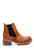 Women's Leather Suede Chelsea Boots | Derimod