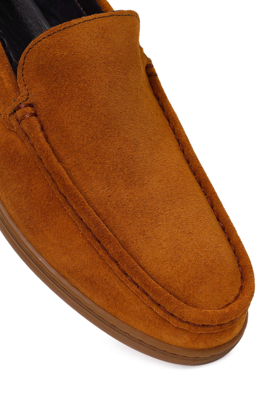 Men's Tan Suede Leather Casual Loafer