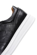 Men's Black Leather Sneaker | Derimod