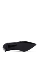 Woman Black Stiletto Heels Leather Stiletto | Derimod