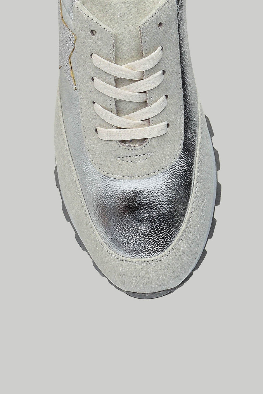 Silver Women's Sports Shoes