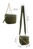 Women's Green Plush Waist Bag | Derimod