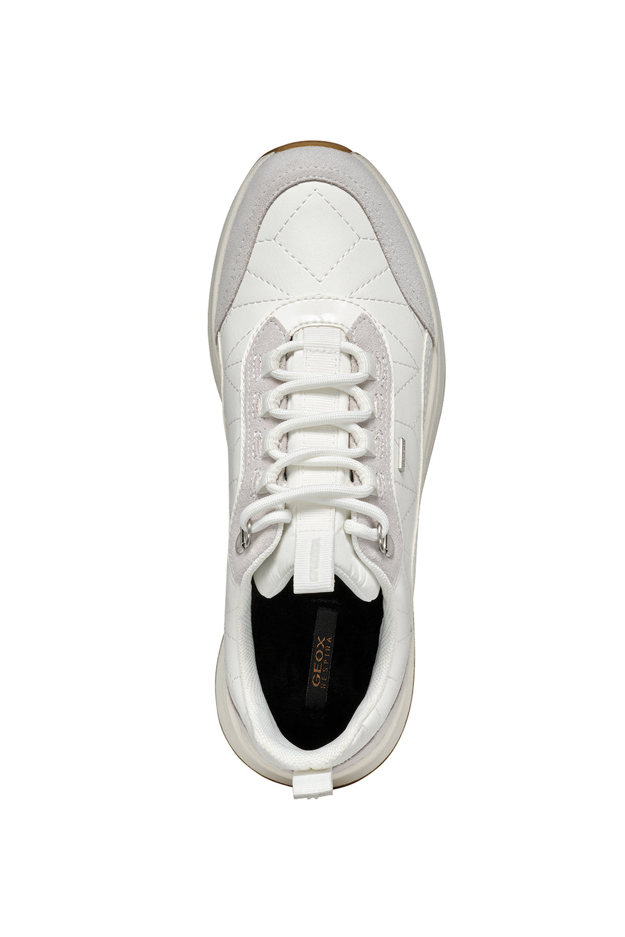 Geox Women's White Spherica Active X2 Abx Laced Waterproof Sneaker