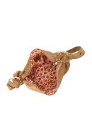 Woman Beige Suede Shoulder Bag | Derimod