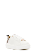 ACBC x Derimod Women's White Lace-Up Chunky Sole Sneakers | Derimod