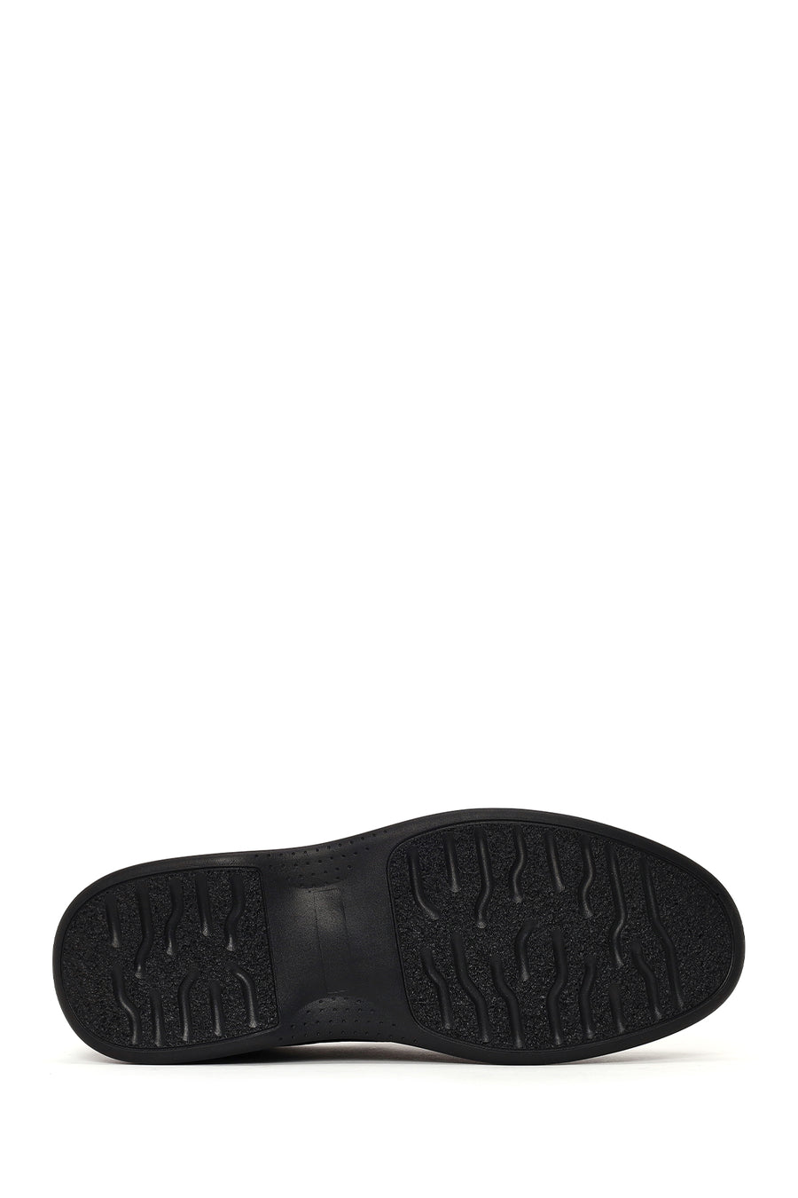 Male Black Leather Comfort Loafer