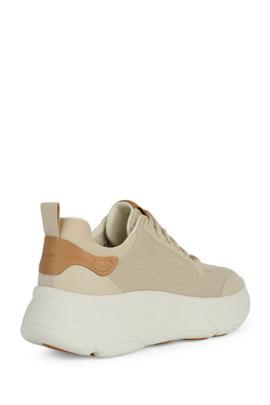 Geox Kadın Bej Nebula 2.0 X Bağcıklı Kumaş Sneaker