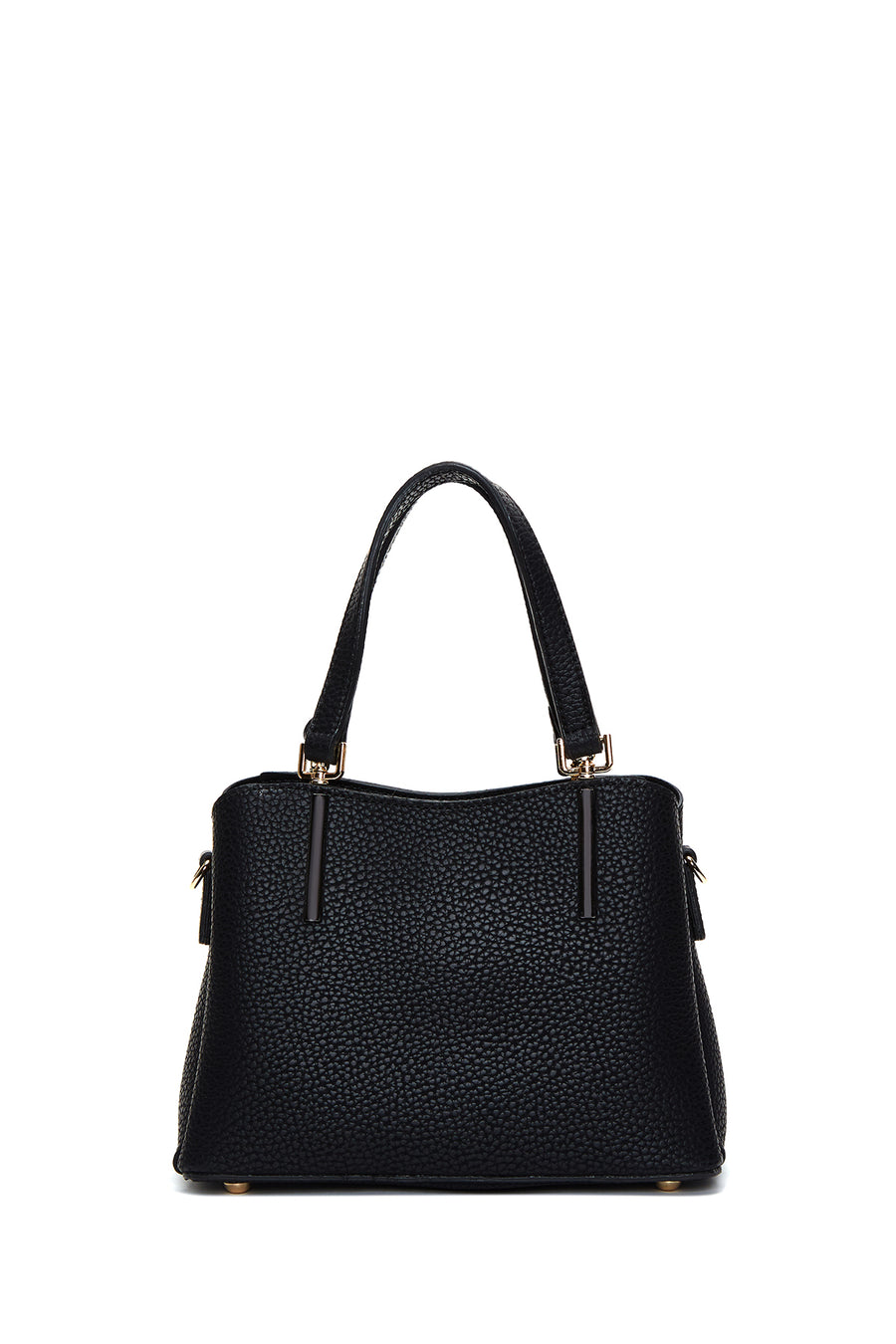Women's Black Long Strap Printed Mini Handbag
