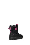 Geox Girls Black Mongolia Waterproof Fabric Boots | Derimod