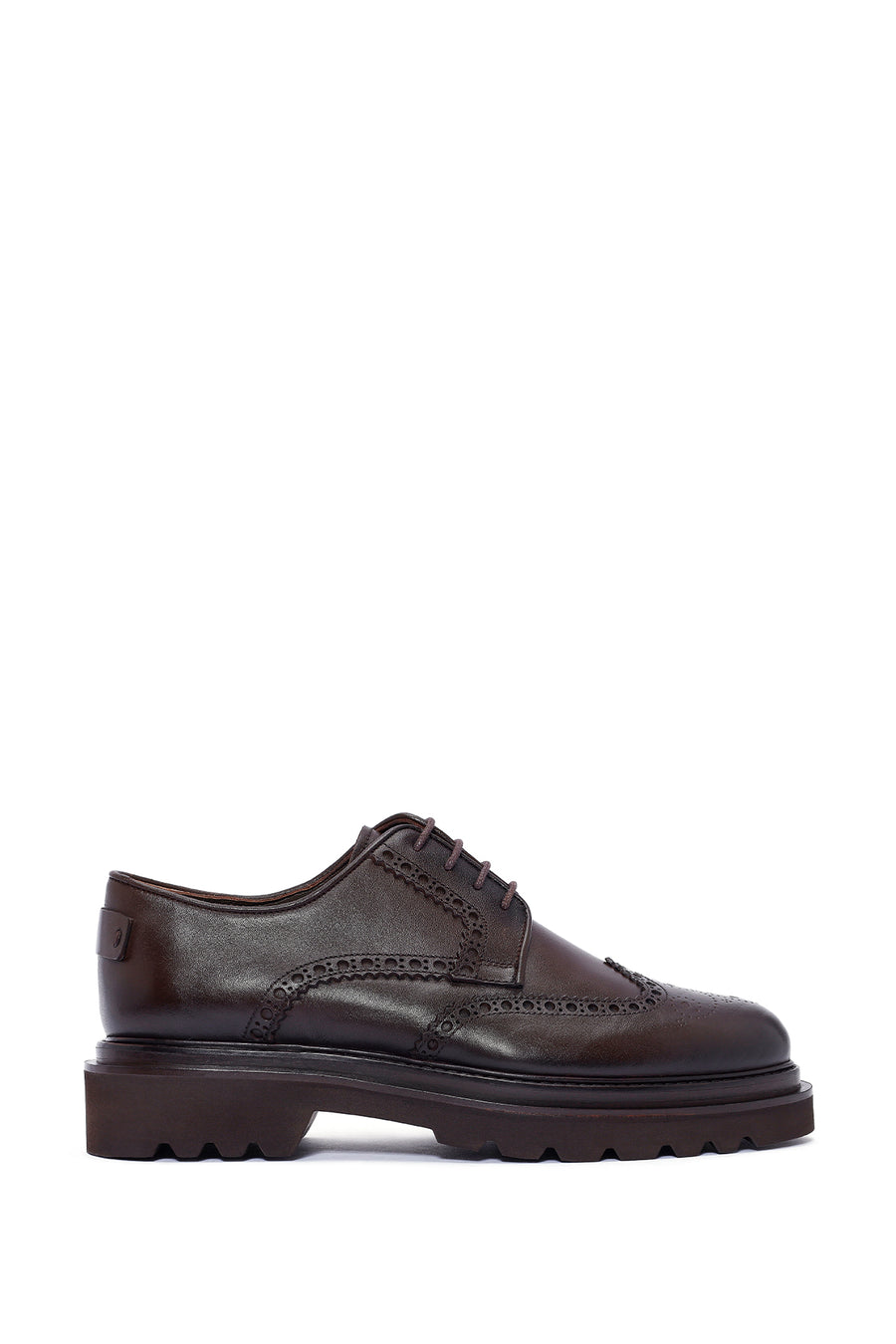 Men's Brown Lace-up Leather Casual Shoes 24WFD602618 | Derimod