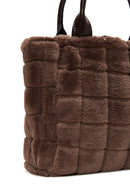 Women's Brown Plush Handbag | Derimod