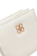 Women's Cream Wallet with Accessories | Derimod