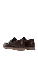 Men's Brown Leather Casual Loafer | Derimod