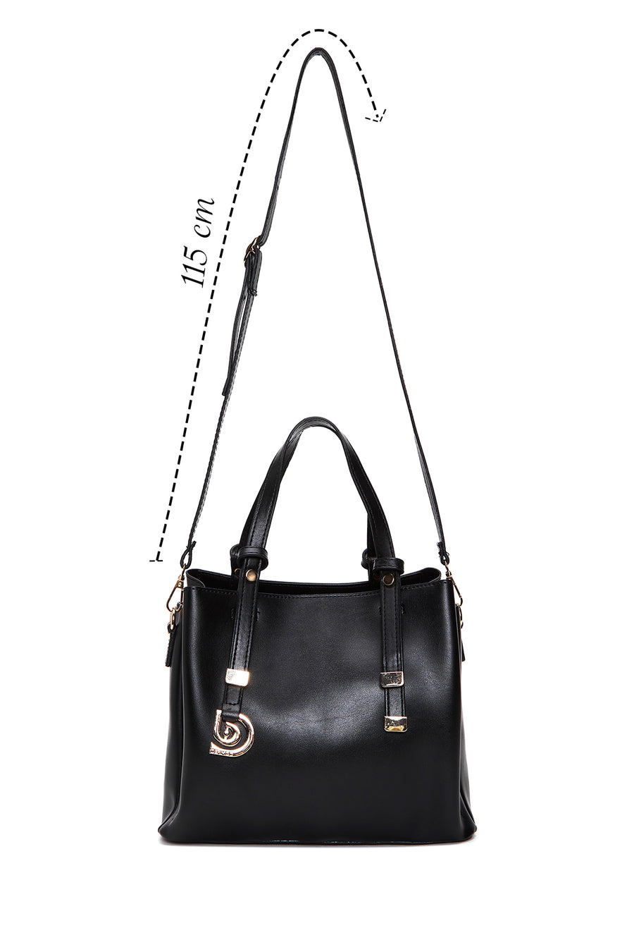 Women's Black Classic Handbag