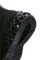 Women's Black Thick Sole High Top Sneaker | Derimod