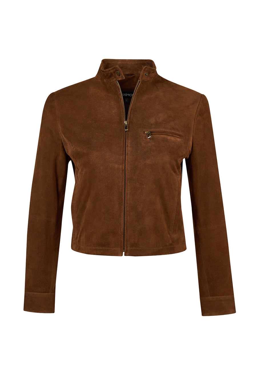 Dora Woman Brown Suede Leather Jacket