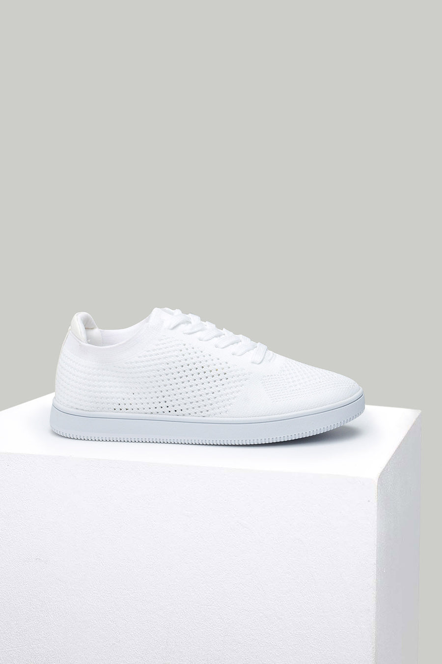 Beyaz Kumaş Kadın Sneaker