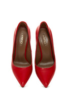 Women's Red Leather Stiletto | Derimod