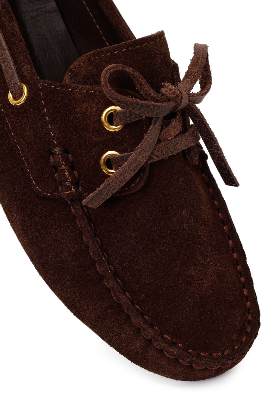Woman Brown Suede Loafer