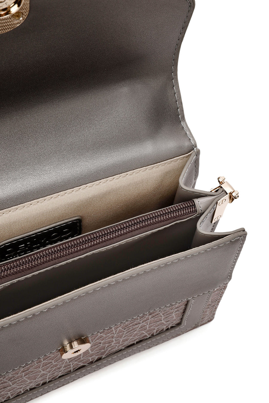Women's Bronze Long Strap Printed Handbag