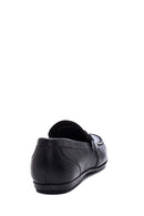 Erkek Siyah Deri Tokalı Casual Loafer | Derimod