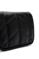 Women's Black Long Strap Quilted Crossbody Bag | Derimod